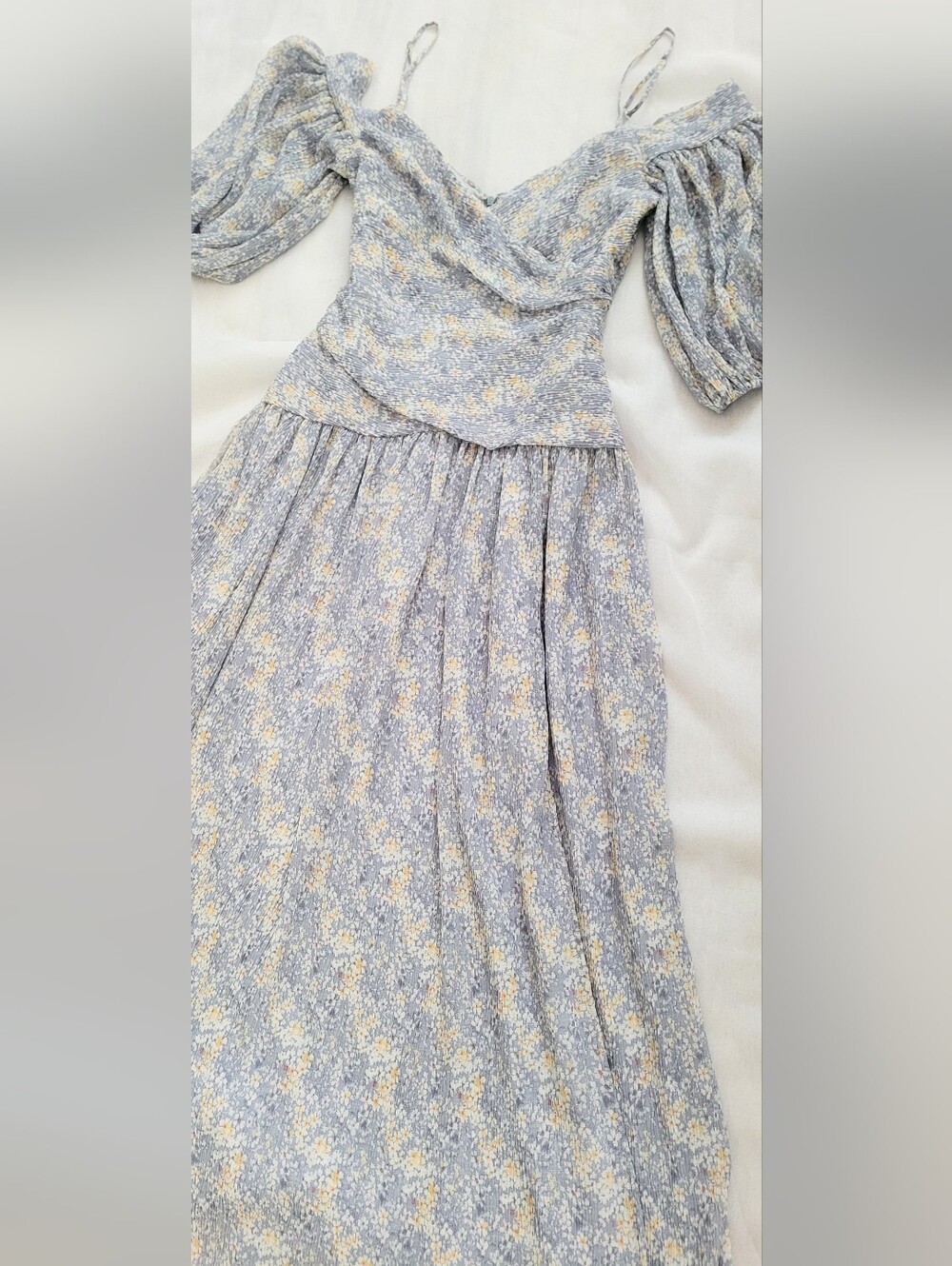 NWOT!ASTR The Label Anthro Formal Summer Women's Cottagecore Floral Maxi Dress S - Picture 3 of 17